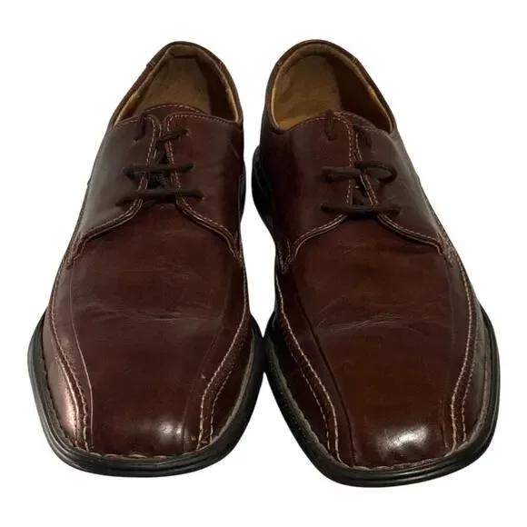 Josef Siebel Men's EU 44 Brown leather Oxford Shoes Size 10.5 Walking Casual - Picture 4 of 8